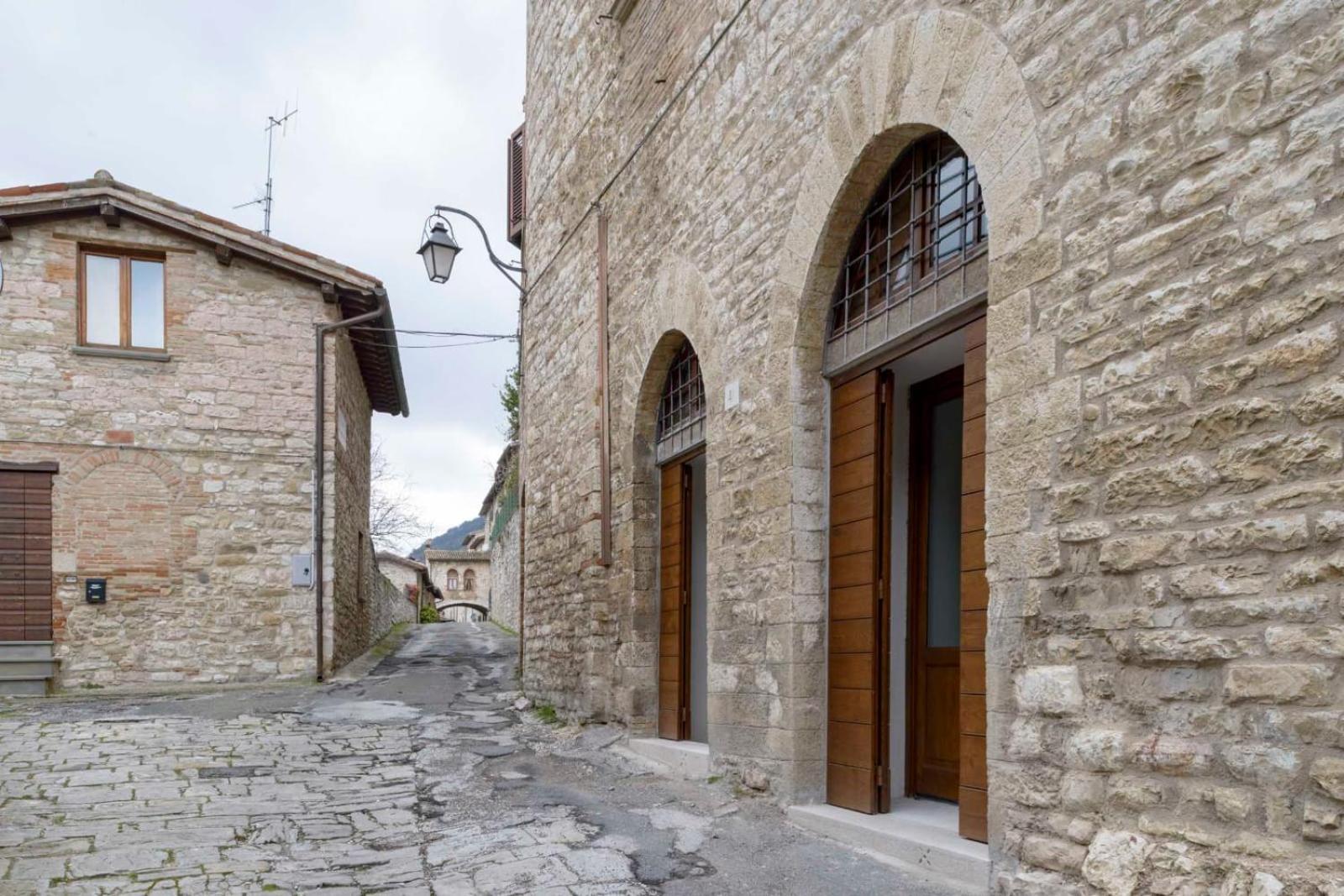 Casa Falcucci Gubbio Eksteriør bilde